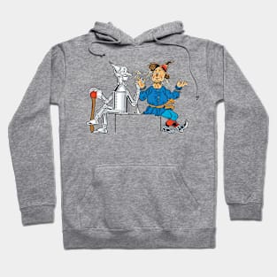 Tin Woodsman and Scarecrow - The Wizard of Oz Hoodie